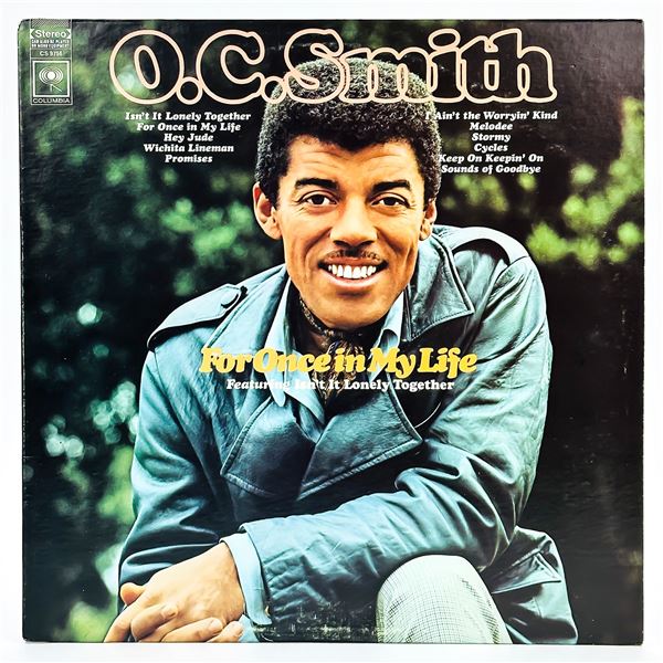 O.C. SMITH - FOR ONCE IN MY LIFE - VINYL LP RECORD