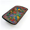 Image 3 : HAND CARVED & PAINTED FOLK ART WOODEN BOWL