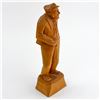 Image 3 : VINTAGE MAN FOLK ART WOOD CARVING SIGNED MIGIL