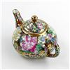 Image 8 : VINTAGE MINIATURE ORIENTAL FLORAL & GOLD TEA SET