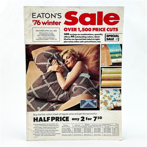 VINTAGE EATON’S ’76 WINTER SALE CATALOG NOSTALGIA