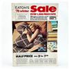 VINTAGE EATON’S ’76 WINTER SALE CATALOG NOSTALGIA