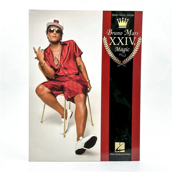 BRUNO MARS XXIVK MAGIC PIANO VOCAL GUITAR BOOK