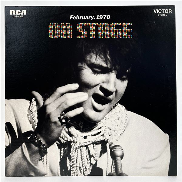 ELVIS PRESLEY - ON STAGE - FEBRUARY, 1970 - VINYL LP