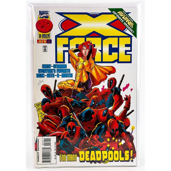 X-FORCE #56 - TOO MANY DEADPOOLS! - MARVEL COMIC