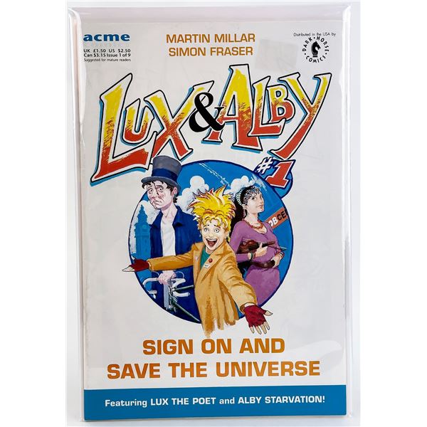 LUX & ALBY - SIGN ON AND SAVE THE UNIVERSE ISSUE #1