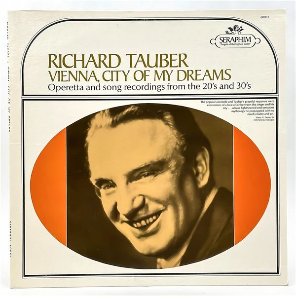 RICHARD TAUBER - VIENNA CITY OF MY DREAMS - OPERA