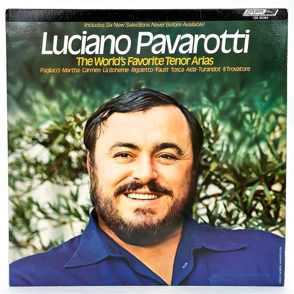 LUCIANO PAVAROTTI - WORLD’S FAVORITE TENOR ARIAS