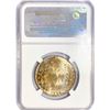 Image 2 : 1907B .34oz Silver India Rupee NGC MS62
