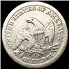 Image 2 : 1857-S Seated Liberty Quarter NICELY CIRCULATED