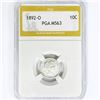 Image 1 : 1892-O Barber Dime PGA MS63
