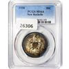 Image 1 : 1938 New Rochelle Half Dollar PCGS MS64