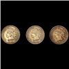 Image 1 : (3) Indian Head Cents (1862, 1863, 1864) CLOSELY