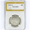 Image 1 : 1907-O Barber Half Dollar PGA MS64