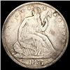 Image 1 : 1857 Seated Liberty Half Dollar LIGHTLY CIRCULATED