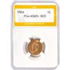 Image 1 : 1904 Indian Head Cent PGA MS65+ RED
