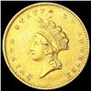 Image 1 : 1855 Rare Gold Dollar NEARLY UNCIRCULATED