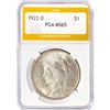 Image 1 : 1922-D Silver Peace Dollar PGA MS65