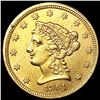 Image 1 : 1861 $2.50 Gold Quarter Eagle UNCIRCULATED