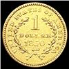 Image 2 : 1850 Rare Gold Dollar NEARLY UNCIRCULATED