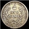 Image 2 : 1883 Kingdom of Hawaii Dime LIGHTLY CIRCULATED