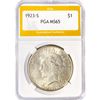 Image 1 : 1923-S Silver Peace Dollar PGA MS65