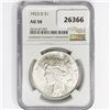 Image 1 : 1923 Silver Peace Dollar NGC AU58