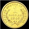 Image 2 : 1849 No L Rare Gold Dollar UNCIRCULATED