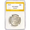 Image 1 : 1937 Antietam Half Dollar PGA MS65