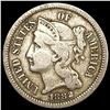 Image 1 : 1882 Nickel Three Cent LIGHTLY CIRCULATED