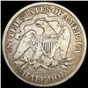 Image 2 : 1872 Seated Liberty Half Dollar NICELY CIRCULATED