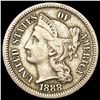 Image 1 : 1888 Nickel Three Cent LIGHTLY CIRCULATED