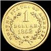Image 2 : 1852 Rare Gold Dollar CLOSELY UNCIRCULATED