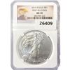 Image 1 : 2014 American Silver Eagle NGC MS70