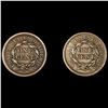 Image 2 : (2) Large Cents (1853, 1855) NEARLY UNCIRCULATED