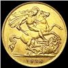 Image 2 : 1914 G.B. .1178oz Gold 1/2 Sovereign HIGH GRADE