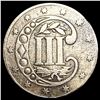 Image 2 : 1857 Silver Three Cent LIGHTLY CIRCULATED