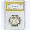 Image 1 : 1921 Missouri Half Dollar PGA MS65