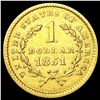 Image 2 : 1851 Rare Gold Dollar HIGH GRADE