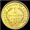 Image 2 : 1853 Rare Gold Dollar UNCIRCULATED