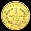 Image 2 : 1852 Rare Gold Dollar UNCIRCULATED