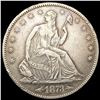 Image 1 : 1873-S Arws Seated Liberty Half Dollar CLOSELY UNC