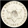Image 1 : 1851 Silver Three Cent CLOSELY UNCIRCULATED