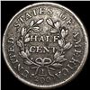 Image 2 : 1804 Crosslet 4 w/ Stems Draped Bust Half Cent LIG