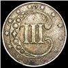Image 2 : 1852 Silver Three Cent NEARLY UNCIRCULATED