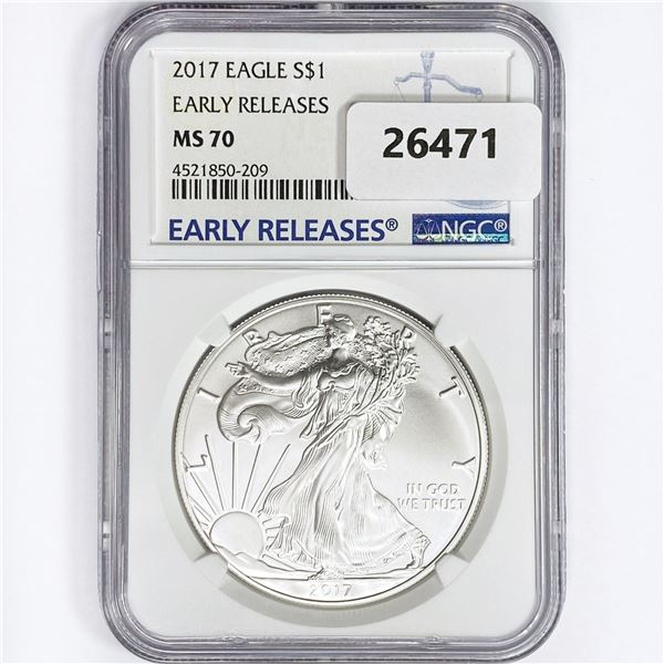 2017 American Silver Eagle NGC MS70