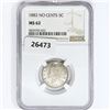 Image 1 : 1883 Liberty Victory Nickel NGC MS62 No Cents