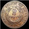 Image 2 : 1864 Sm Date Two Cent Piece NEARLY UNCIRCULATED