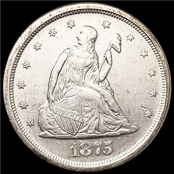 1875-S Twenty Cent Piece CLOSELY UNCIRCULATED