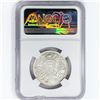 Image 2 : 1919(B) .09oz Silver India Rupee NGC MS63